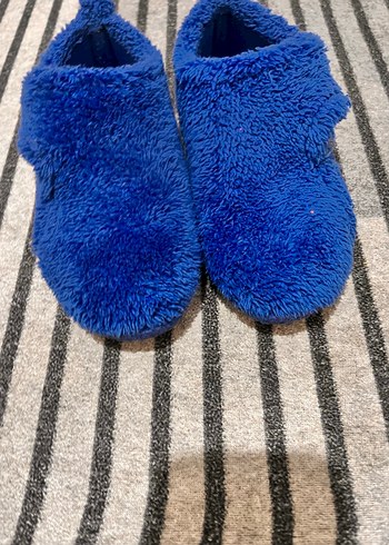 Mavi Erkek Çocuk Kışlık Kaydırmaz panduf - Görsel 2