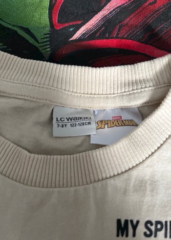 Bej Erkek Çocuk Spider-Man Baskılı Sweatshirt - Görsel 3