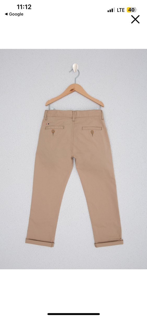 USPA Erkek çocuk Bej Regular Fit Pamuk Pantolon - Görsel 2
