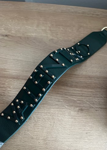 Valentino Kemerli Koyu Yeşil Deri Kadın Çanta - Görsel 3