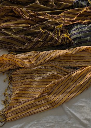 kadın şal atkı aksesuar - Görsel 3