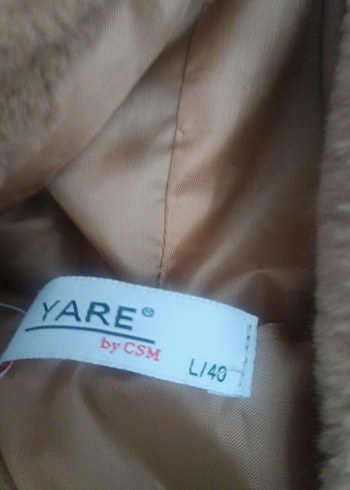 Kürklü Kısa Bej Kadın mont - Görsel 5