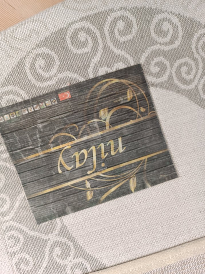 Gri Nakışlı  Halı - Görsel 4