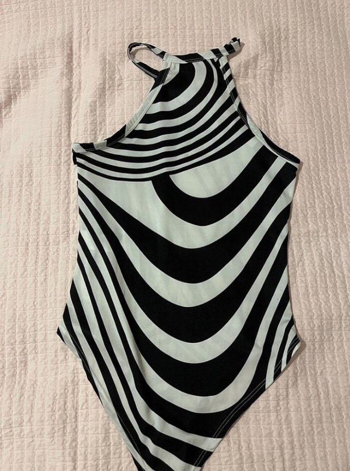 Zebra Desenli Kadın Monokini - Görsel 2