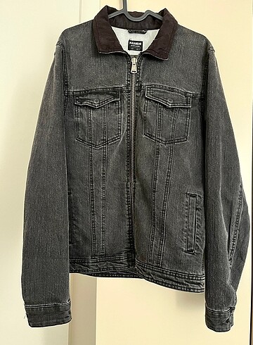 PULL&BEAR ERKEK SİYAH DENİM CEKET