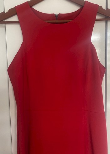 Kırmızı Halter Yaka kalem kesim kadın Journey marka Elbise - Görsel 2
