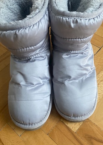 Gri Kürklü Kadın Botu - Görsel 6