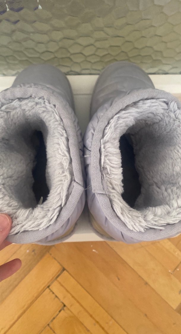 Gri Kürklü Kadın Botu - Görsel 4