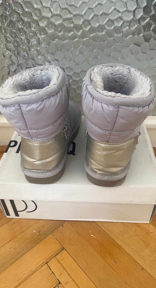 Gri Kürklü Kadın Botu - Görsel 2