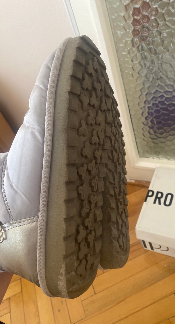 Gri Kürklü Kadın Botu - Görsel 5