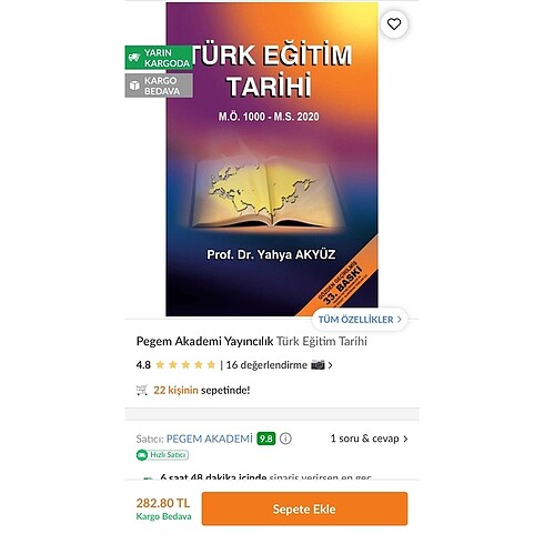 Türk Eğitim Tarihi (Yahya Akyüz)