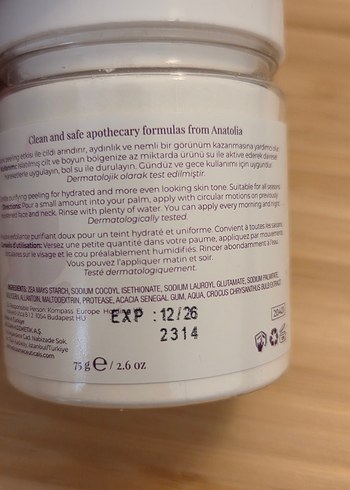  Beden Cosmed Enzyme Peeling Powder