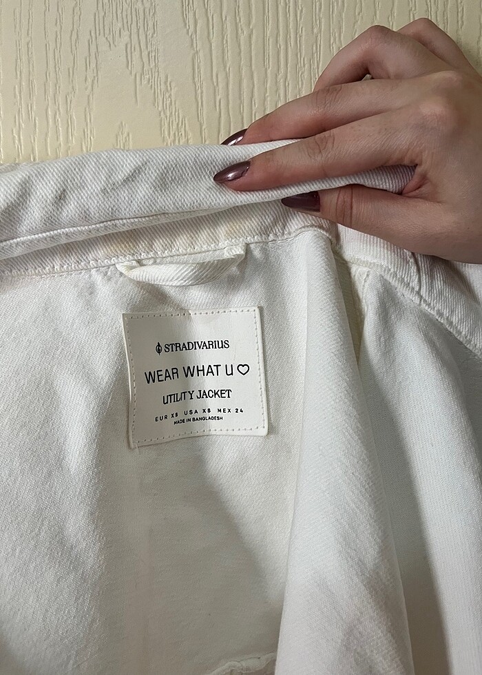 stradivarius kot ceket - Görsel 3