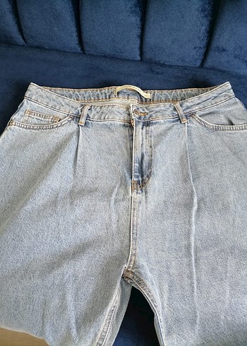 44 Beden Bol Kesim Midi Kot Pantolon