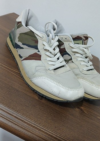 Diğer Camo Detayli Beyaz Sneaker
