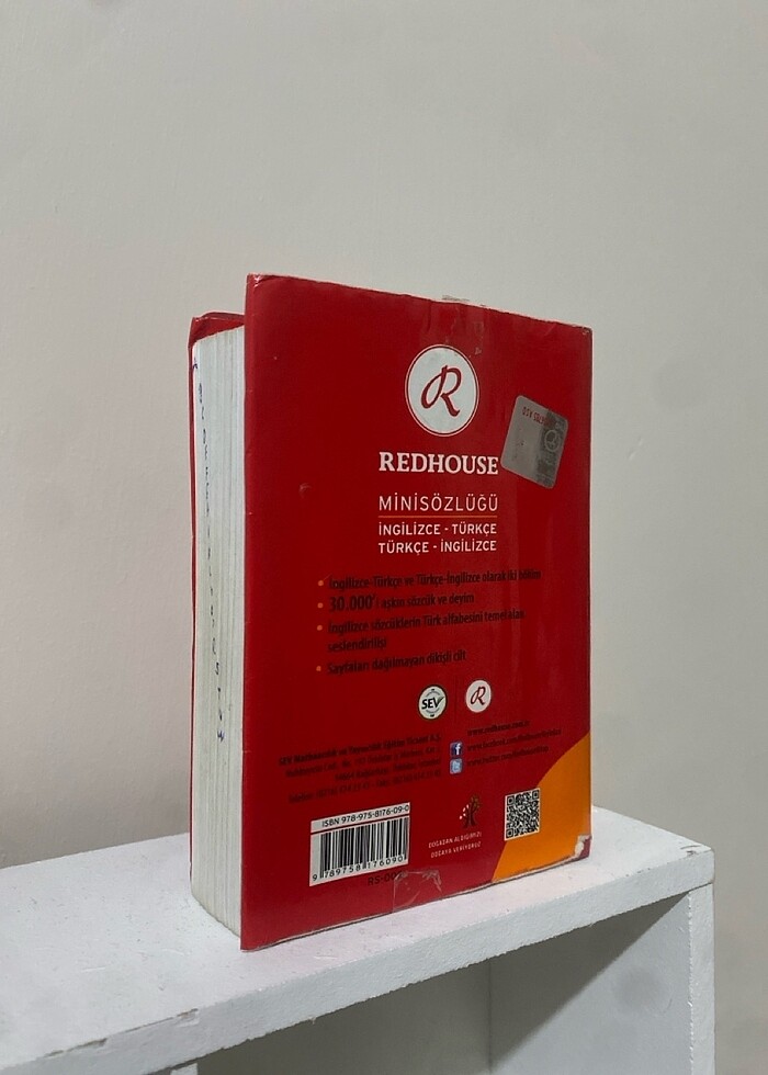 Redhouse - mini İngilizce sözlük - Görsel 4