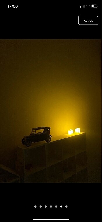 Dekoratif pilli mum - Görsel 5