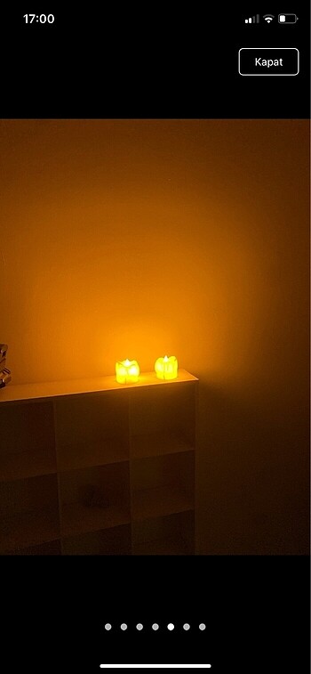 Dekoratif pilli mum - Görsel 7