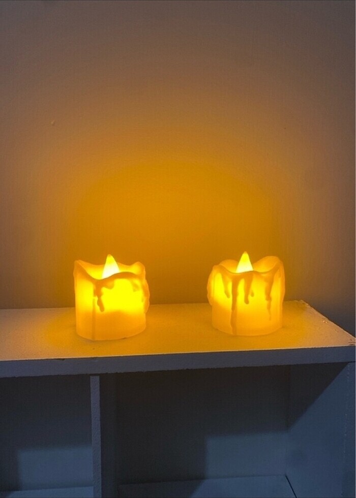 Dekoratif pilli mum - Görsel 2