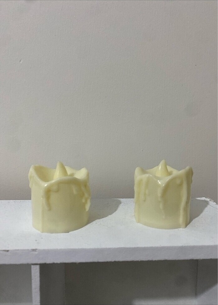 Dekoratif pilli mum - Görsel 3