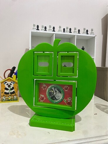 Saatli fotoğraf çerçevesi dekoratif - Görsel 6