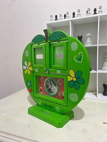 Saatli fotoğraf çerçevesi dekoratif - Görsel 3