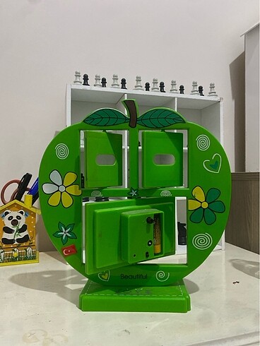 Saatli fotoğraf çerçevesi dekoratif - Görsel 5