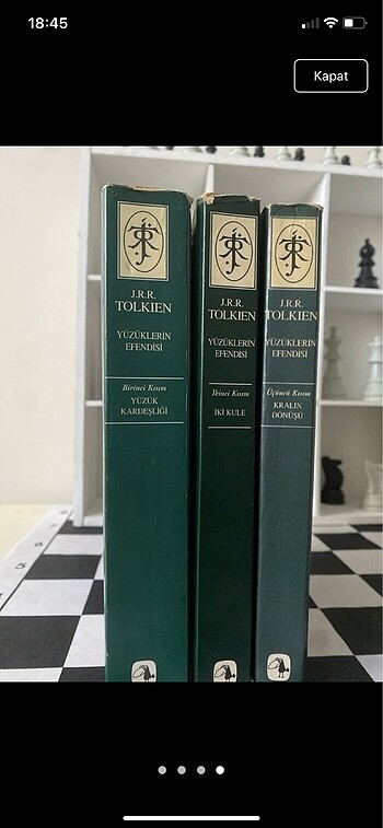 Yüzüklerin Efendisi - Kitap seti - Görsel 4