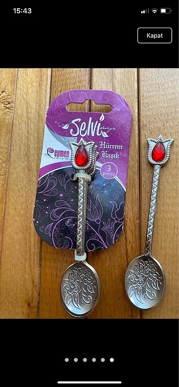 Hürrem çay kaşığı 6 lı set - Görsel 6