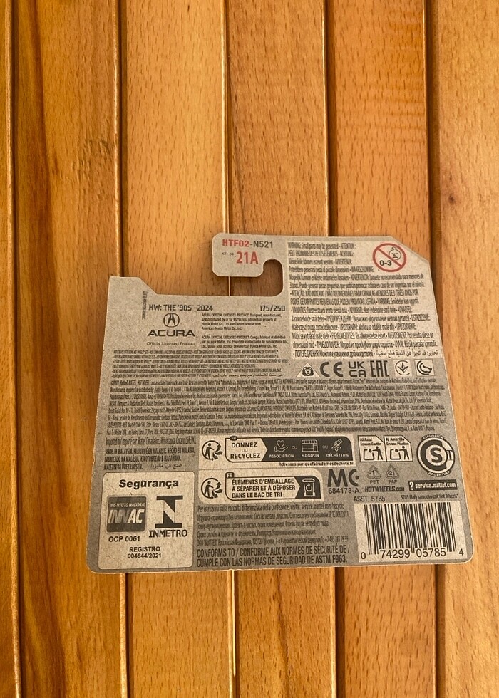 90 ACURA NSX - Hotwheels - Görsel 4