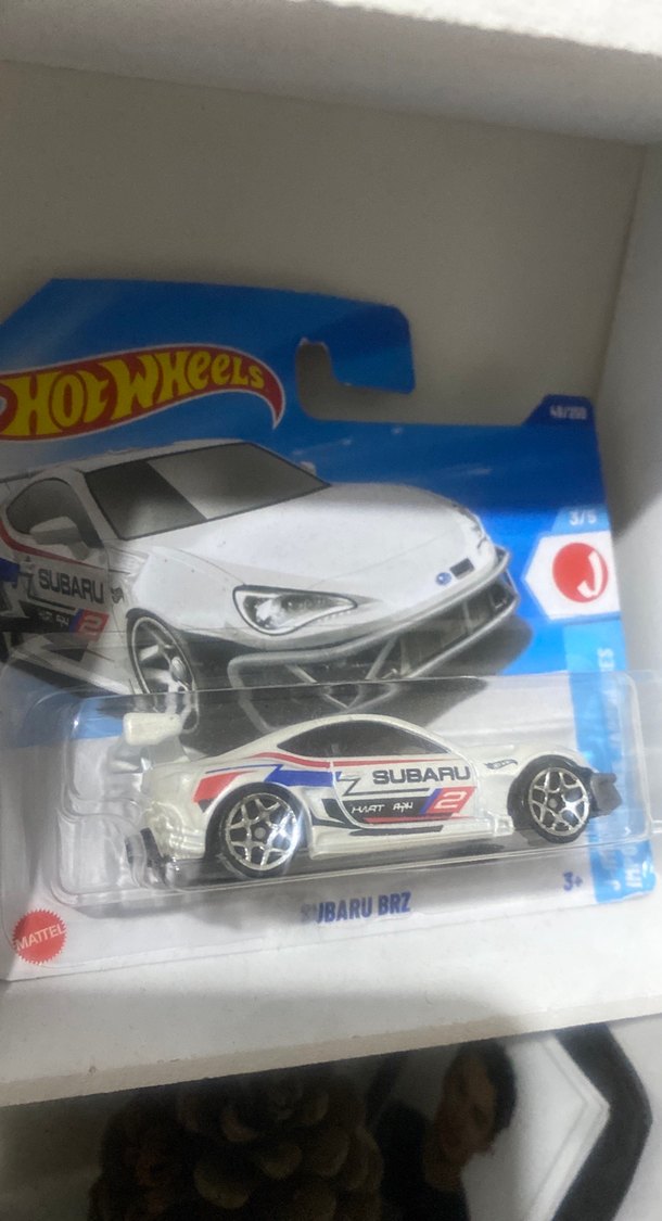 Hot Wheels Subaru BRZ Beyaz Oyuncak Araba - Görsel 2
