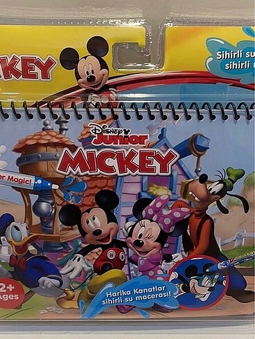 Mickey sihirli su ile boyama kitabı 2?li set