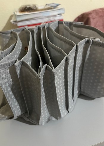 Diğer Gri Çok Bölmeli Dolap Düzenleyici 8 bölmeli