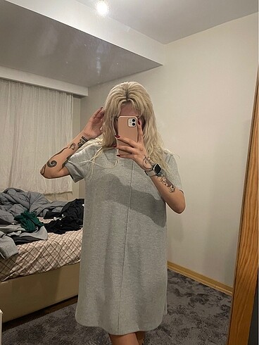 Zara Zara Gri elbise günlük