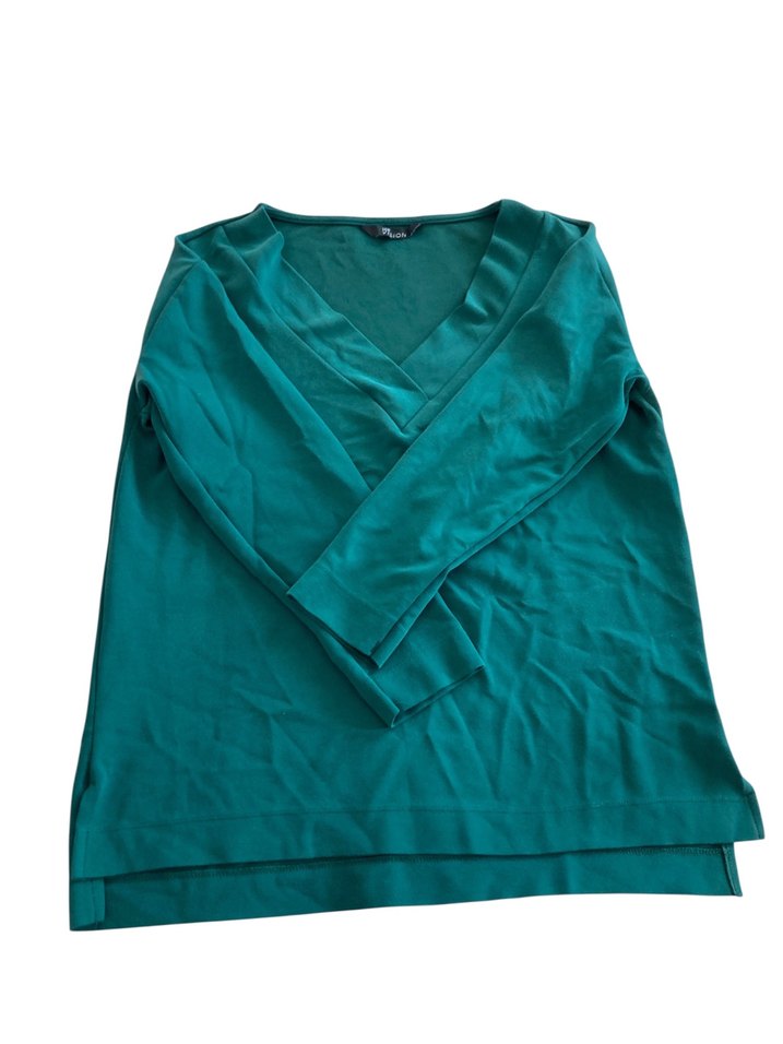 Lcw Vision -Uzun Kollu V Yaka Yeşil Bluz-xl - Görsel 2