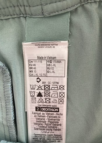 Decathlon-Rahat Kesim Yeşil Mini Şort - Görsel 2