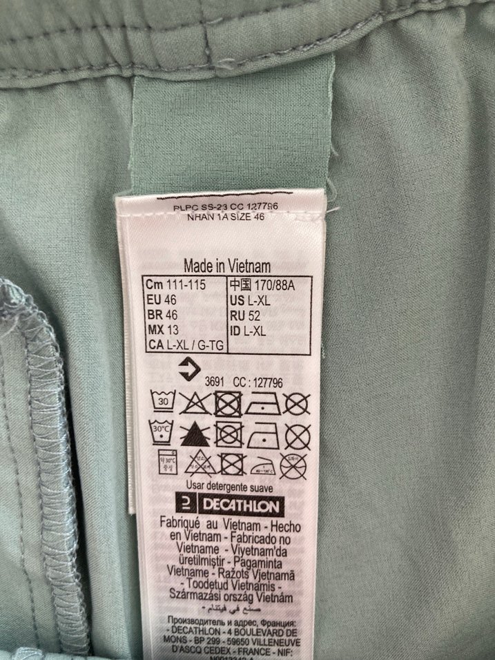 Decathlon-Rahat Kesim Yeşil Mini Şort - Görsel 2