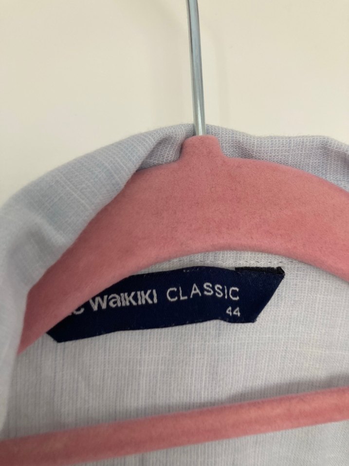 Lcw-Gri Düğmeli Uzun Kollu Gömlek-44 - Görsel 2