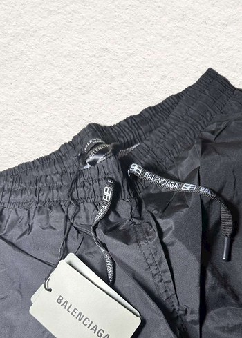 Balenciaga Siyah Balenciaga erkek Deniz şortu