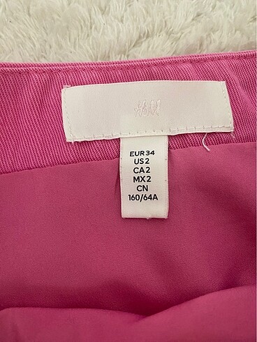 xs Beden pembe Renk H&M Etek