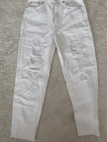 Pull&Bear Beyaz Jean