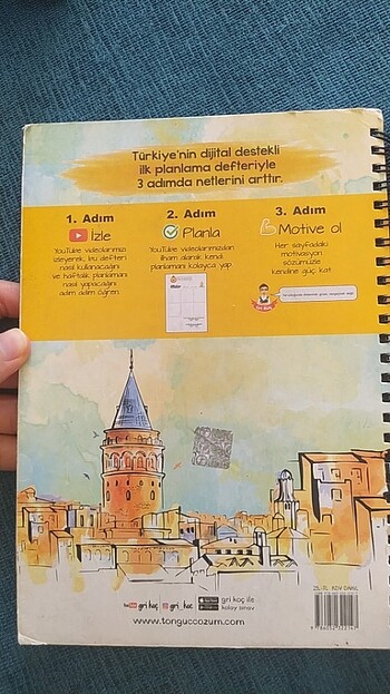  Beden Gri koç planlama defteri