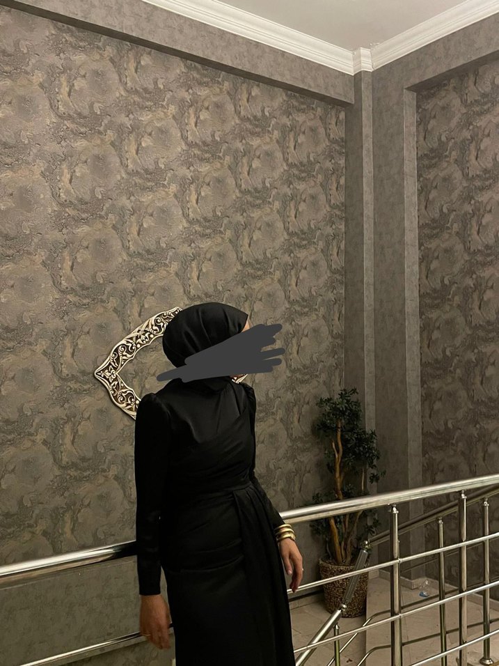 Siyah kadın abiye - Görsel 2