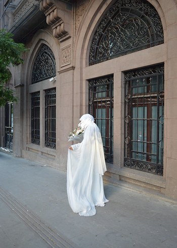 38 Beden beyaz söz nikah elbisesi tesettür