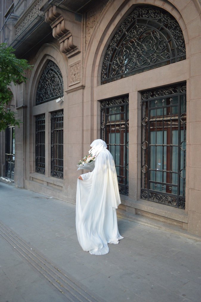 beyaz söz nikah elbisesi tesettür - Görsel 2