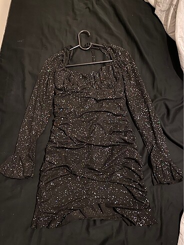 H&M Simli mini elbise