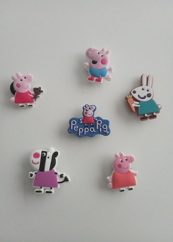 6 adet jibbitz