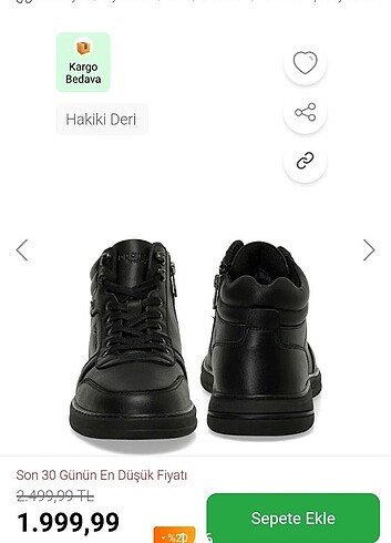 Hakiki deri dockers sıfır erkek bot 