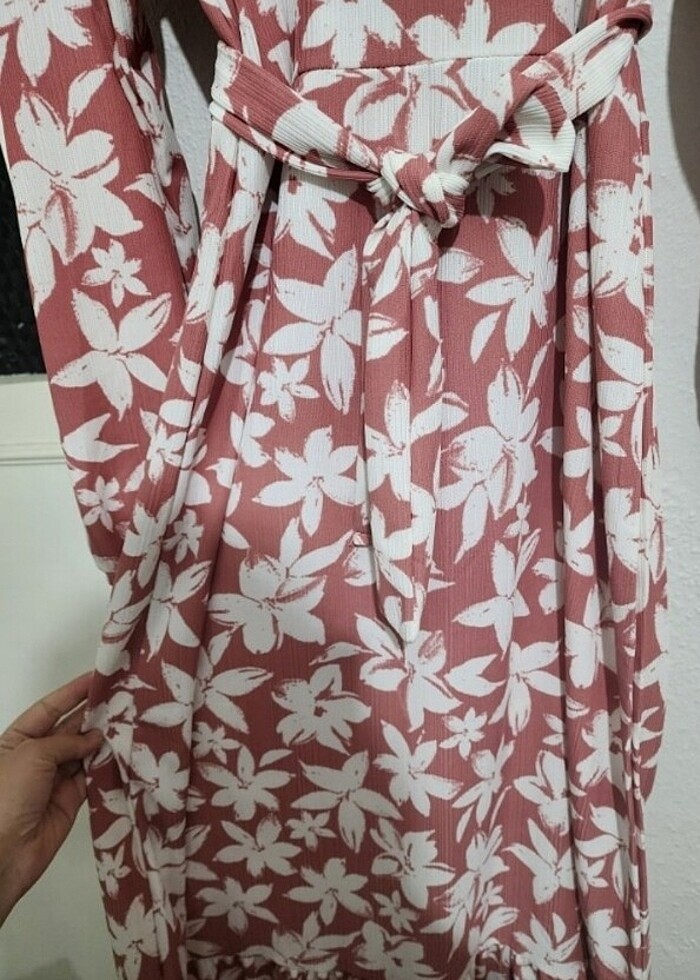 Pembe elbise - Görsel 4