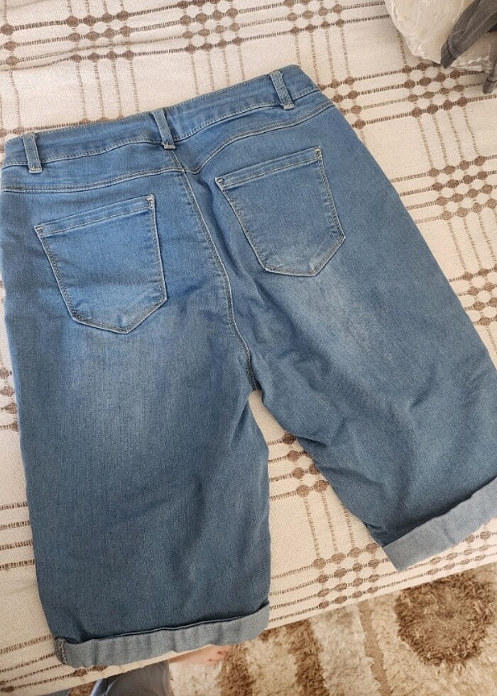 Kız çocuk kot kapri - Görsel 4